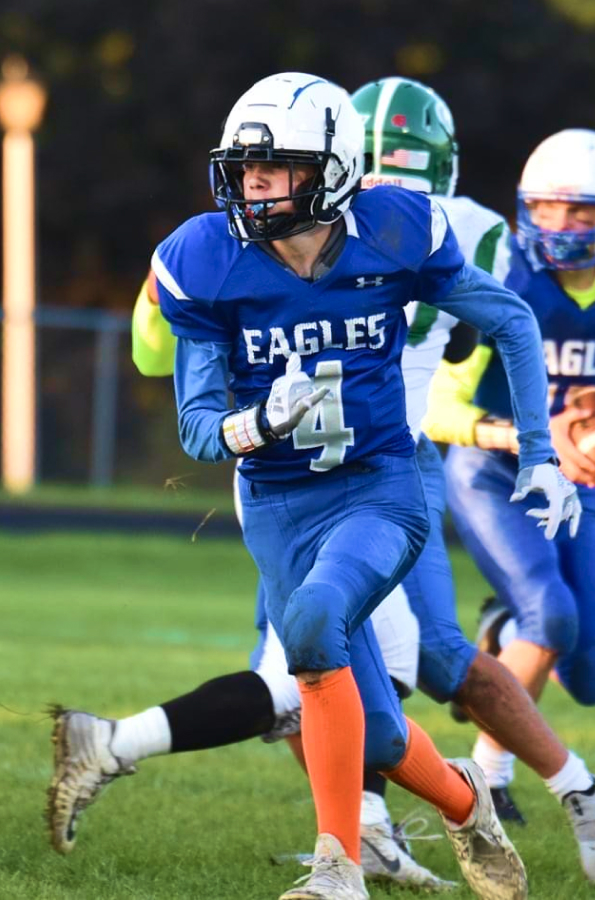 Middle School Students Playing Football